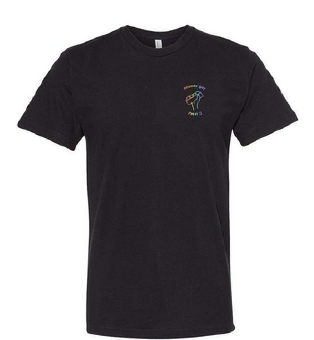 "sounds gay i'm in" tie-dye t-shirt